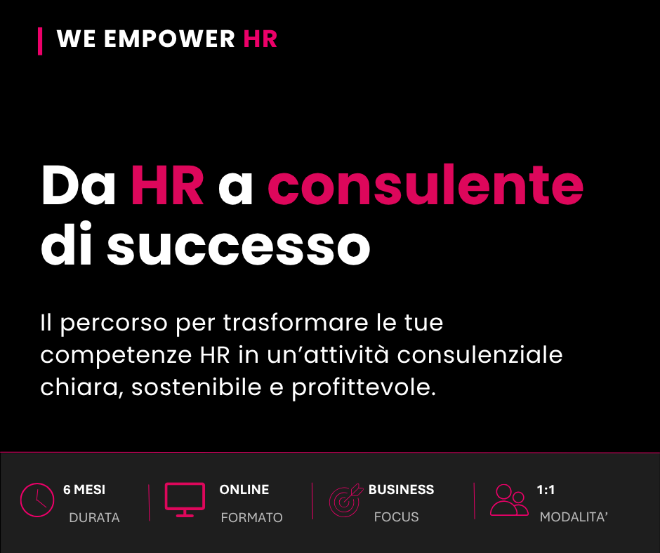 Da HR a Consulente di successo