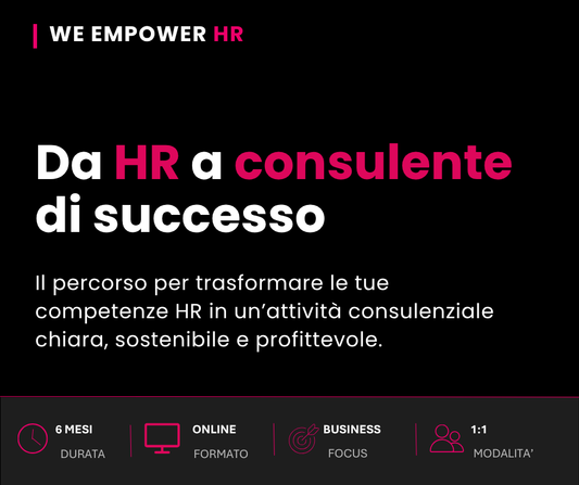 Da HR a Consulente di successo